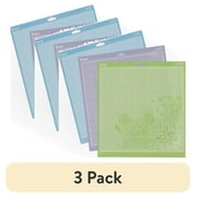 (3 pack) Cricut Cutting Mat 12"X12" 3/Pkg - Green, Blue & Purple