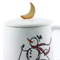 thumbnail image 2 of Azucarera de Cerámica Muñeco de Nieve con Tapa y Punta de Luna 500 ml Ideen, 2 of 5
