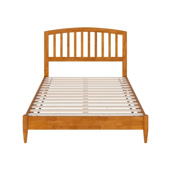 Low Profile Platform Bed - Solid Wood Bed Frame - Modern Minimalist Design - Full, Queen, Twin Sizes