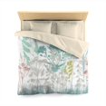 thumbnail image 1 of Funda nórdica de microfibra Springtime en Aqua, 1 of 5