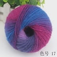 thumbnail image 1 of Granjero Gordo Paquete de 2 hilos suaves de arcoíris, 100 % lana, hilo multicolor degradado para tejer a crochet, longitud total 180 m × 2, 392 yardas, 100 g, P, 1 of 4