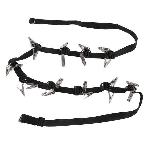 Organizador de Sombreros, Estante de Sombrero 20 piezas de clips Universales de Acero inoxidable Montada para Ropa