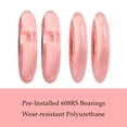 thumbnail image 4 of Wiggle Car Polyurethane Replacement Wheels Set (Front,2P Light Up), Swing Car Wheels Pack (Rear,2P Narrower) Upgrade For Ride-On Toys (Orange Pink), 4 of 5