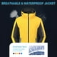thumbnail image 3 of Hombres Mujeres Abrigo impermeable de invierno con capucha Grueso A prueba de viento Transpirable Cá Abanopi Abrigo impermeable unisex, 3 of 7