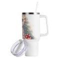 thumbnail image 2 of Cat Christmas Tree Gifts 40 oz Tumbler with Handle Insulated&nbsp;Travel Mug&nbsp;Lid Straw Leak Proof Steel Vacuum Water Bottles Glasses Fits in Car Cup Holder, 2 of 7