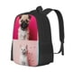 thumbnail image 1 of Balery Colorful Dog Cat Collage Mochila para hombre y mujer - Tela Oxford 600D resistente - Gran capacidad, resistente al agua, ideal para la escuela, viajes y senderismo, 1 of 6