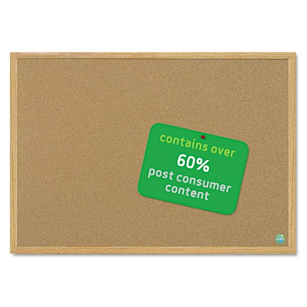 Mastervision Earth Cork Board 24 x 36 Wood Frame SB0420001233 Walmart