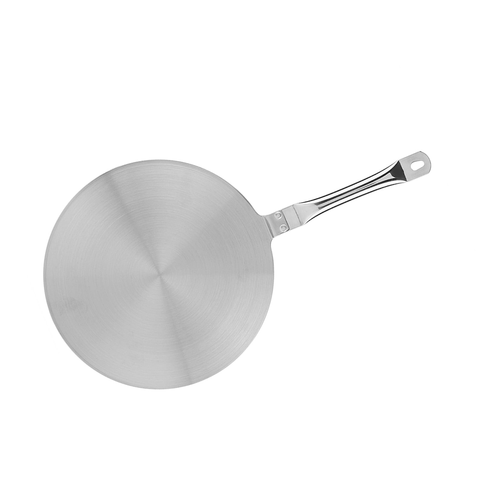 BIMZUC Stainless Steel Heat Diffuser Plate Converter For Gas And Induction Cooker Household Kitchen Supply Energy Saving Tool With Handle 7.87 inches / 20 cm Fits Most Iron Ceramic Pans