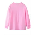 thumbnail image 3 of Girls Pajamas Cartoon Pattern Round Neck Long Sleeve Pants Set, 3 of 6
