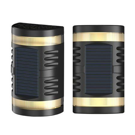 

2PCS LED Solar Wall Lamp Outdoor Garden Furniture Waterproof Sunlight Garden Solar Powered Fence Lights Balcony Garden Decor