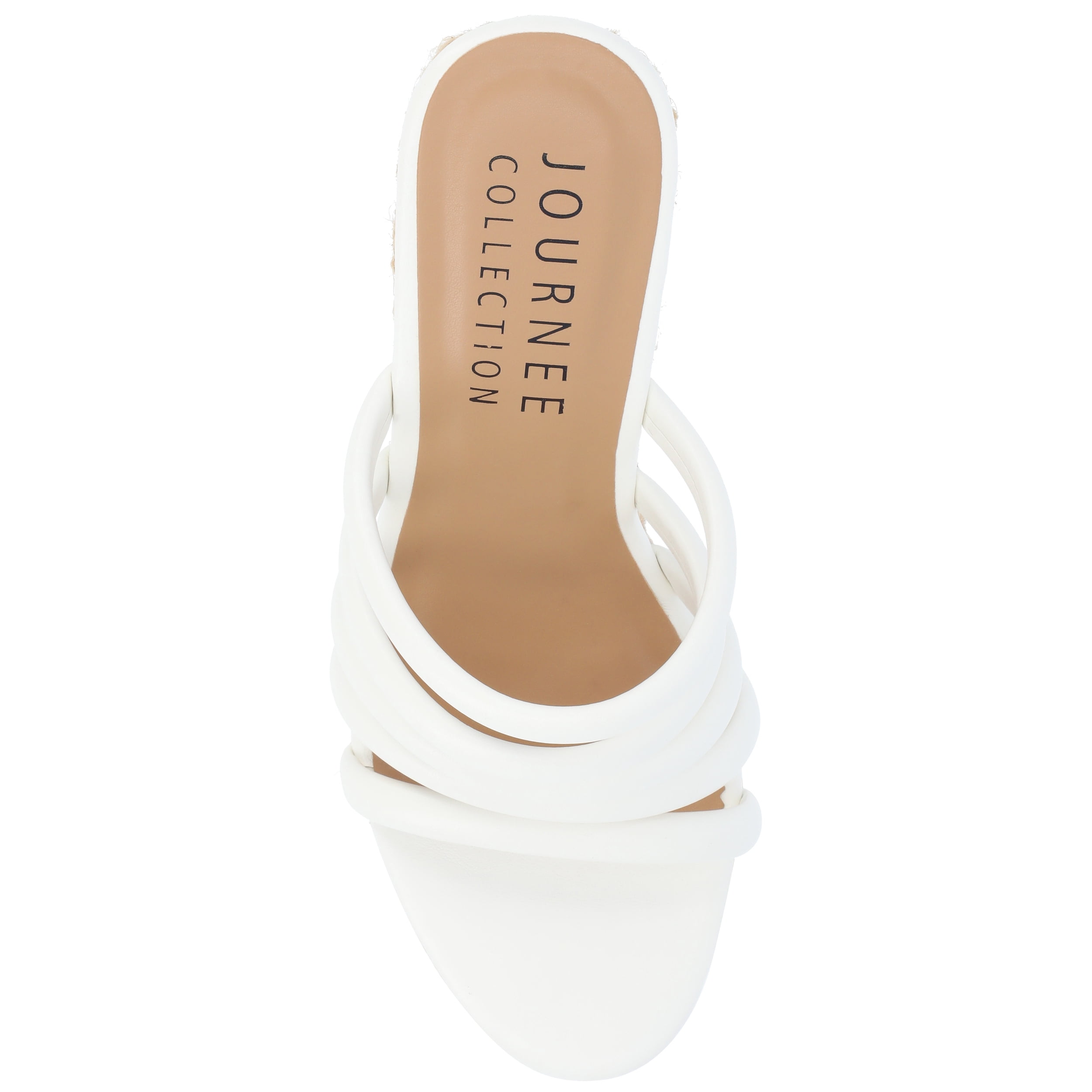 Journee Womens Cynthie Slip On Espadrille Wedge Sandals