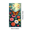 thumbnail image 3 of Colorful Floral Illustration Banner Garden Background Backdrop Birthday Party Wedding Celebration Photography Props Spring Decor Botanical Elements, 3 of 4