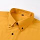 thumbnail image 3 of Camisa negra de manga larga con botones para hombre: tejido elástico, estilo informal de negocios, puños elásticos, primavera/otoño, tallas S-XXXL, 3 of 3