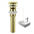 thumbnail image 1 of Basin Faucet Gold Bathroom Faucet Mixer Tap Brass Wash basin Faucet Hot and Cold Sink Faucet New Modern ,Easy to Install, 1 of 7