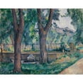 thumbnail image 3 of Paul Cézanne 18x15 Black Modern Framed Museum Art Print Titled - The Pool at Jas De Bouffan (ca. 1885-86), 3 of 5