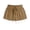 Brown, variant on HAOTAGS Boys & Girls Shorts Cotton-Like Elastic Waist Lace Trim Summer Casual Hot Pink Size 15/16