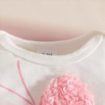 thumbnail image 4 of TOWED22 3PCS Infant Baby Girls Clothes Set Ruffle Long Sleeve Rompers + Pants + Headband Sets for Kids,0-3 M, 4 of 9