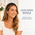 thumbnail image 6 of HBlife 7 Pack Headbands for Women Girls Headbands Trendy Blue Pearl Headband Non Slip Hairbands Cute Hair Accessories Multi-style Headband Pack, 6 of 8