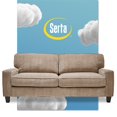 thumbnail image 1 of Serta at Home Palisades 72" Deep Seating Sofa in Beige, 1 of 8