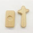thumbnail image 4 of Decodeary Cross Decor Handcrafted Wooden Cross Ornament For Faith-Based Home Accents Gift Type1, 4 of 6