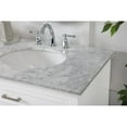 thumbnail image 4 of Elegant Decor Americana 72" Metal MDF Marble Double Bathroom Vanity in White, 4 of 6
