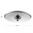 thumbnail image 2 of WAC Lighting QMP-1RN-TR-BN Round Monopoint Canopy for Junction Box in Brushed Ni, 2 of 2