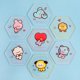 thumbnail image 3 of KPOP BTS BT21 Almohadilla De Aislamiento Térmico De Mesa De Comedor Alfombrilla Antideslizante Taza Almohadillas Posavasos Accesorios De Cocina CHIMMY COOKY KOYA MANG RJ SHOOKY TATA, 3 of 4
