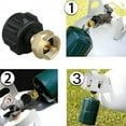 thumbnail image 5 of PBAZIH QCC1 Propane Refill Adapter for 1 LB Disposable Cylinders, Easy Connect for Refill, Compatible with Most 20 LB Propane Tanks for Camping, Grills, and Outdoor Activities, 5 of 8