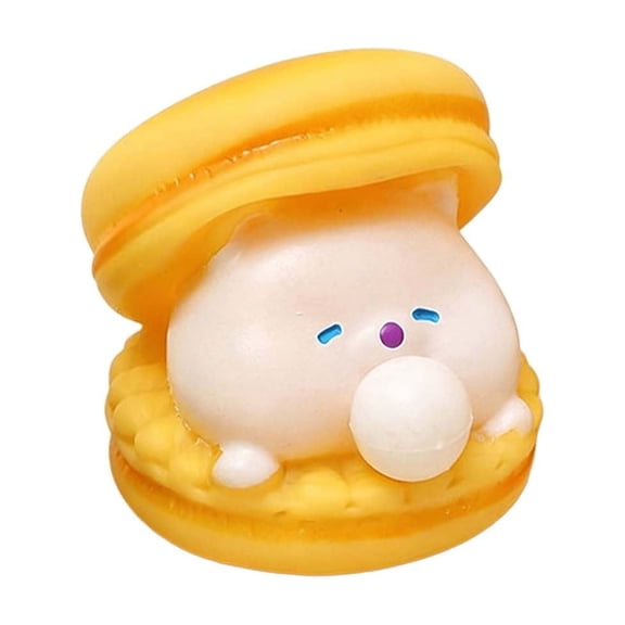 Sensory Bubble Popper Toy, Macaron Hamburger Pinch Fidget for Stress Relief, Fun Anxiety Decompression, Tactile Sensory Play, Portable Focus Aid