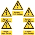 thumbnail image 4 of 5pcs High Voltage Warning Stickers Adhesive Labels Electrical Shocks Hazard Warning Stickers, 4 of 6