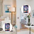 thumbnail image 4 of Yayeee Blank Wall Plate Cover 1-Gang 4.5"x2.7" Home Unused Decorative Outlet, Puprle Ethereal Floral Harmony, 4 of 7
