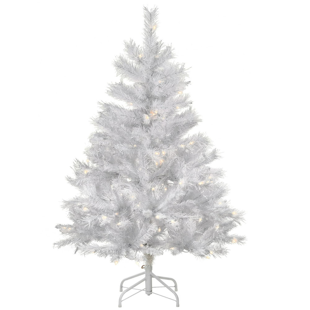 4.5' PreLit Medium Winchester Pine Artificial Christmas Tree Clear