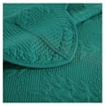thumbnail image 6 of 3-Piece Christmas Quilt 100% Cotton Oversized Bedspread Lightweight Coverlet Embroidery Christmas Tree Pattern Bedding Set(TC Emerald, Oversized Queen (100"x106")), 6 of 9