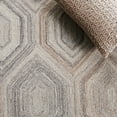 thumbnail image 6 of SAFAVIEH Abstract Benton Geometric Wool Runner Rug, Natural/Gray, 2'3" x 8', 6 of 11