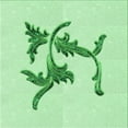thumbnail image 1 of Ahgly Company Machine Washable Indoor Square Transitional Mint Green Area Rugs, 8' Square, 1 of 7