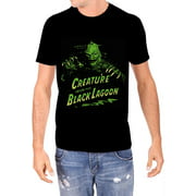 Rock Rebel Creature from The Black Lagoon Mens Green Creature T-Shirt