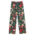 thumbnail image 5 of VBTAPA Christmas Pajama Sets for Women Long Sleeve Holiday Sleepwear Button Down Nightwear Soft Pj Loungewear with Pockets Xmas Gift 2025 Gray S, 5 of 5