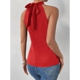 thumbnail image 2 of Halter Neck Sequined Vest Women's Slim-Fit Versatile Top, 2 of 5