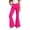 131Hot Pink442, variant on CAIVO Little Girls Heart Pattern Casual Pants Stretch Mid Waist Wide Leg Trousers Casual Streetwear Bottoms Boho Kids Bottoms