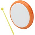 thumbnail image 1 of Raindrops 1Set Ergonomic Orange Plastic Hand Drum Instrument for Playing and Hand Eye Coordination, 1 of 8