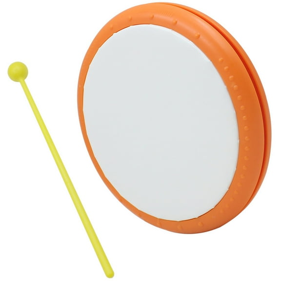 WHAMVOX Hand Drum Teaching Aids Kids Kit Toddler Musical Instruments Toys Preschool Orange
