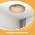 thumbnail image 3 of 2pcs Heat Resistant Ceiling Diffuser for Pendant Light LED Light Diffuser Anti-Glare Lampshade 360 Degree Light Diffuser Fabric Lamp Shade, 3 of 9