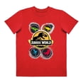 thumbnail image 1 of Playera Para Niño Jurassic World Jurassic World Cuello Redondo Manga Corta Talla 10 Rojo, 1 of 2