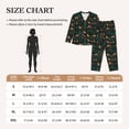 thumbnail image 4 of Gaeub Deers In The Forest Women' Long-Sleeve Shirt and Full-Length Bottom Pajama Set Loungewear Soft Pjs Sleepwear Set-Large, 4 of 7