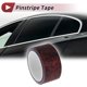 thumbnail image 3 of Cinta de rayas Unique Bargains 50mmx8.5m Patrón de forjado Calcomanías de rayas para coches, motocicletas y barcos Rayas de carreras Stickers DIY Rojo mate 1 pieza, 3 of 7