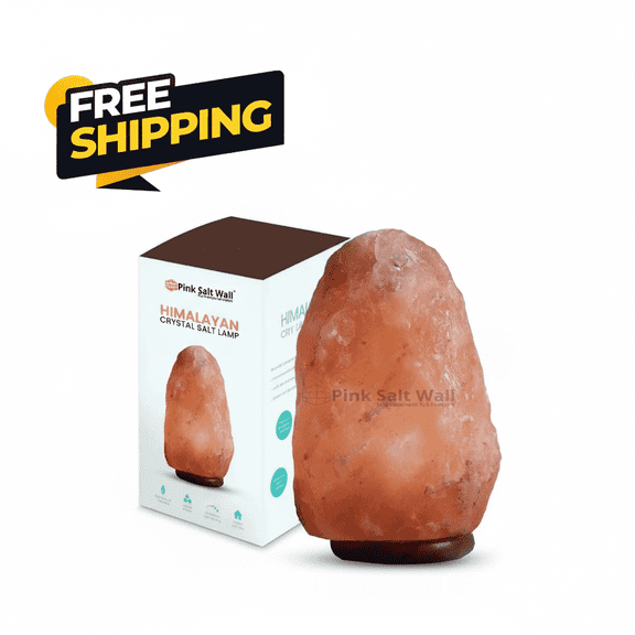 Pink Salt Wall Hand Carved Himalayan Salt Lamp with Auto Color Changing Led, Usb Powered, 3.3 Lb