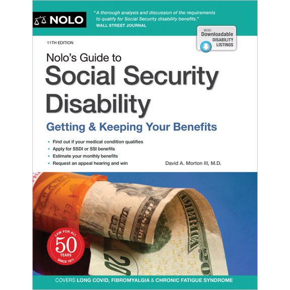 Pre-Owned Nolo's Guide to Social Security Disability: Getting & Keeping Your Benefits (Paperback) 1413329497 9781413329490