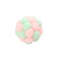 thumbnail image 2 of Flmtop Cat Exercise Toy Plush Handmade Soft Training Ball Interactive Play Pet Supply Pink & Green, 2 of 8