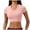 Pink, variant on Timegard Workout Tops for Women V Neck Short Sleeve Skinny Crop Tops Athletic Running Gym Yoga Top
