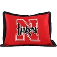 thumbnail image 6 of Nebraska Cornhuskers 3 Pc Reversible Cotton Comforter Set, 1 Comforter, 2 Shams, Queen, 6 of 8